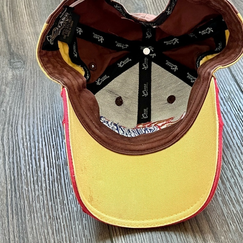 Ricky Rudd Racing Cap in Pink and Yellow - Picture 12 of 13